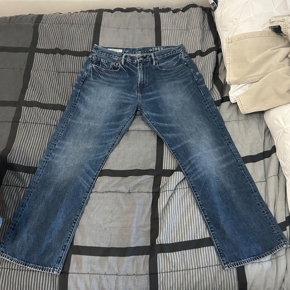 Gap 1969 Mens Loose Fit  Denim Jeans 34x30